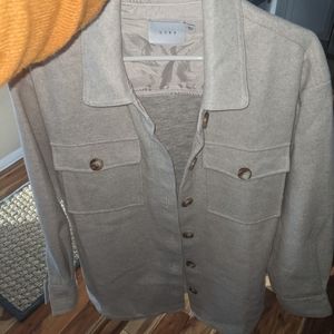 Oatmeal color shacket